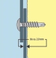 Preview: Profilverbinderschrauben 4,2x13 mm verzinkt