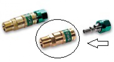 Dreh-Schnellkupplung für 3/8“ Propan-Schläuche ohne Kupplungsstift