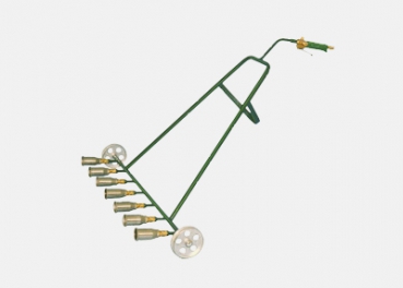 Vollflächen-Rollen-Aufschweißbrenner V7/45 7-flammig 312,7 kW (265.000 kcal/h)